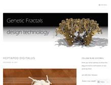 Tablet Screenshot of geneticfractals.com